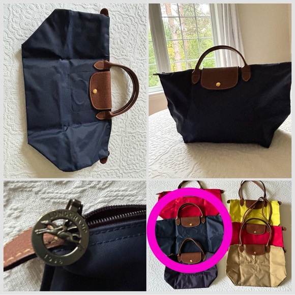 Longchamp Le Pliage Original Handbag Medium (navy) - Picture 2 of 5